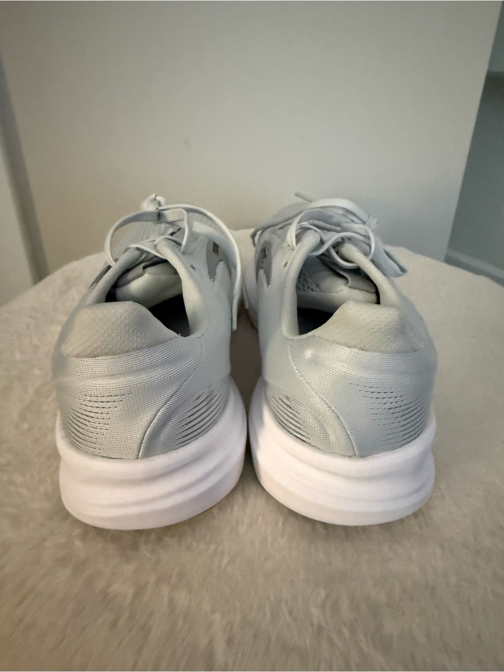 Brooks Light Gray and White Athletic Running Sneakers - Picture 8 of 11